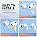 [5 Pairs] for AirPods Pro 3 Ear Tips Cover [Fit in Case], Soft Silicone AirPod Pro 3 Ear Cover Anti Slip Air Pod pro 3 Accessories Compatible with AirPods Pro 3rd Generation Earbuds 2025 (5 Color)