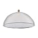 Produktbild Rivanto® Edelstahl Fliegenhaube Ø 43 cm Tellerglocke mit Trageknauf, Teller Abdeckung für Lebensmittel beim Grillen