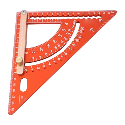 Regla triangular ajustable de aleación de aluminio para trabajos de alta precisión