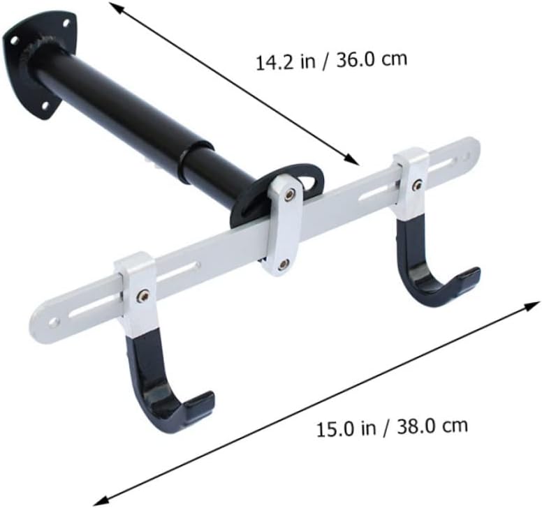 Milisten 1Pc Adjustable Bike Wall Hook Durable Parking Rack for Space Saving Bicycle Storage Easy Installation for Garage Home Use Bike Mount Holder for Bikes and Equipment