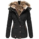 Chaud et confortable : manteau matelassé épais pour les froides journées d'automne et d'hiver, garde au chaud de manière fiable