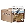 SmartBones Churro Style Mini Sticks 28 Count Made with Real Peanut Butter Rawhide Free Chews for Dogs 790 Ounce Pack of 24
