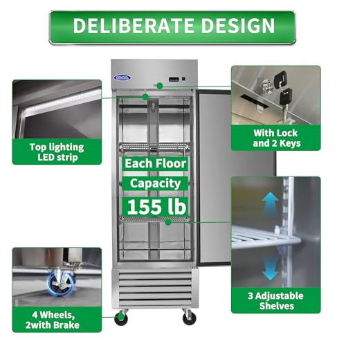 True commercial refrigerator reach-in