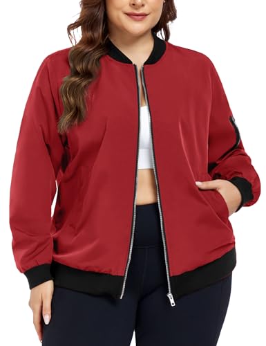 FOREYOND Plus Size Fall Jackets for Curvy Women...