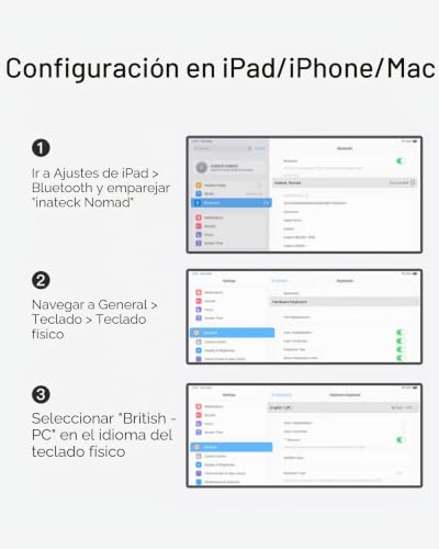 Teclado plegable Bluetooth Inateck para solucionar la falta de espacio en tabletas 5