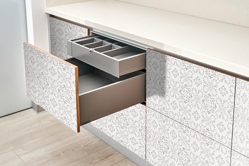 Ocultar desperfectos en muebles viejos con papel autoadhesivo de pared mate 5