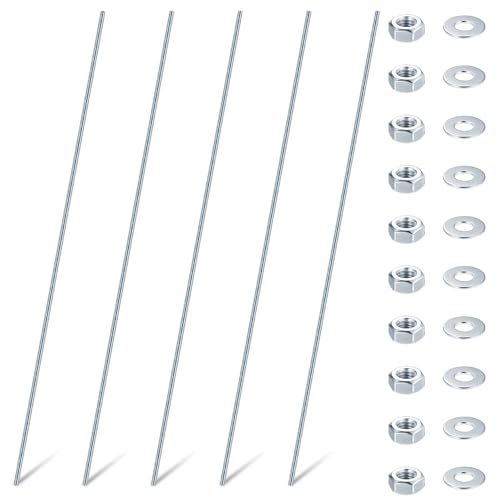 5 Stk M5 Gewindestange, Gewindestangen, Gewindestab, Gewindebolzen Gewindestifte Blaues Zink, Gewindestäbe mit metrischem Vollgewinde mit Muttern & Unterlegscheiben(M5 x 300 mm) 5 Stk M5 Gewindestange, Gewindestangen, Gewindestab, Gewindebolzen Gewindestifte Blaues Zink, Gewindestäbe mit metrischem Vollgewinde mit Muttern & Unterlegscheiben(M5 x 300 mm)