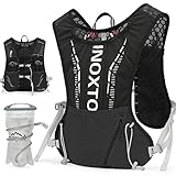 INOXTO Mochila de colete de hidratação, colete leve para corrida aquática com bolsa de bexiga de água de 1,5 L, mochila para caminhada, trilha, corrida, ciclismo, corrida, maratona para mulheres e