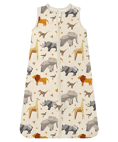 Image of TotAha Light Sleep Sack, Stretchy, Soft, Cozy Wearable Blanket Sleep Bag with 2-Way Safe Zippers for 0-6-12-24 Months 0.5 TOG