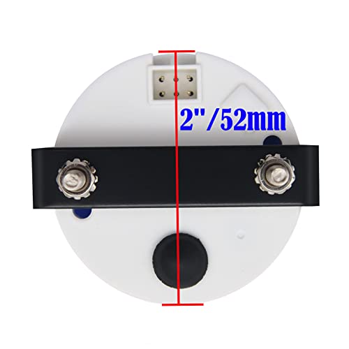Bllyogu Clock Meter Gauge, 0-12 Hours Format 2'' (52Mm) 12V/24V For Marine Boat Yacht Car #TOP3