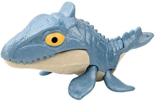 YITAQI Juguete de dinosaurio interactivo novedoso con diseño de dinosaurio (largo, azul claro)