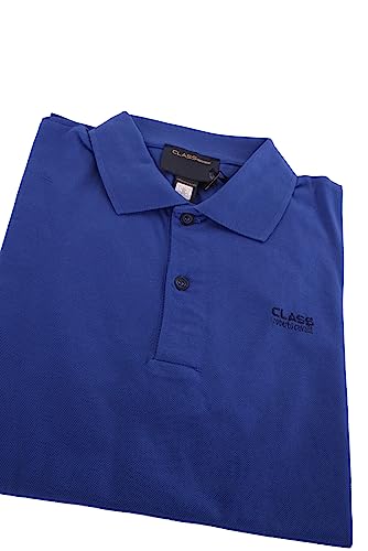 Polo homme Roberto Cavalli bleu idéal pour le week-end chic