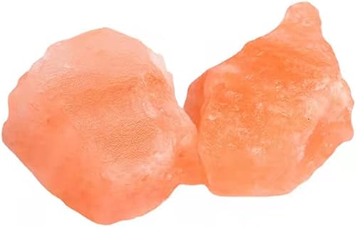 Miniatura 5 de Piedras de sal de cristal rosa del Himalaya de 1.97 a 3.94 pulgadas, trozos de sal rosa del Himalaya de 1.1 libras para lámpara de roca de sal,