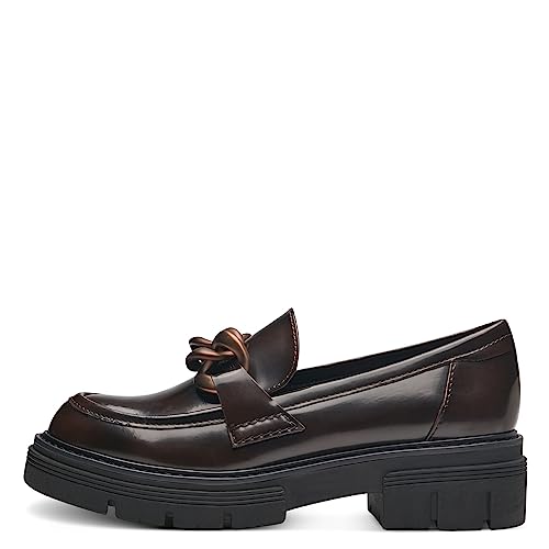 Image of MARCO TOZZI Women's Elegant Vegan Loafer with Heel