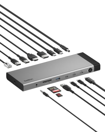 Belkin 140W Thunderbolt 5 Dock, 14-in-1