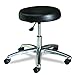 HON HONMTS01EA11 Medical Vinyl Backless Exam Stool, Black (HMTS01), Back