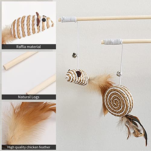 LUCKYKODOR Giocattolo interattivo per Gatti 3