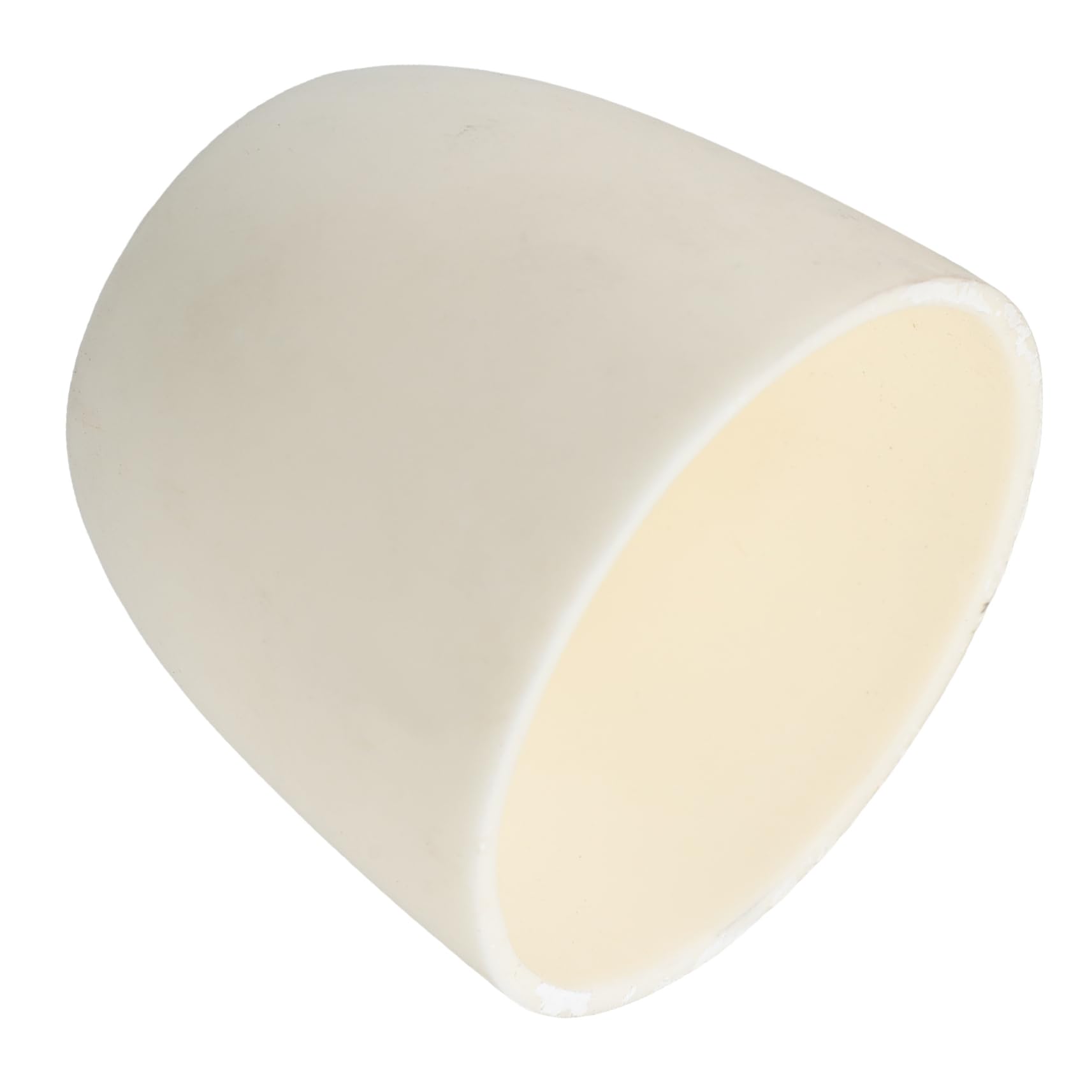 VILLCASE Alumina Ceramic Crucible Smelting and Casting Crucible for Laboratory Analysis Oxide Ceramic Cup for Furnace Torch Applications