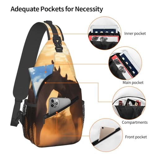Morrales Deportiva Negro Cross Chest Bag miniatura 4