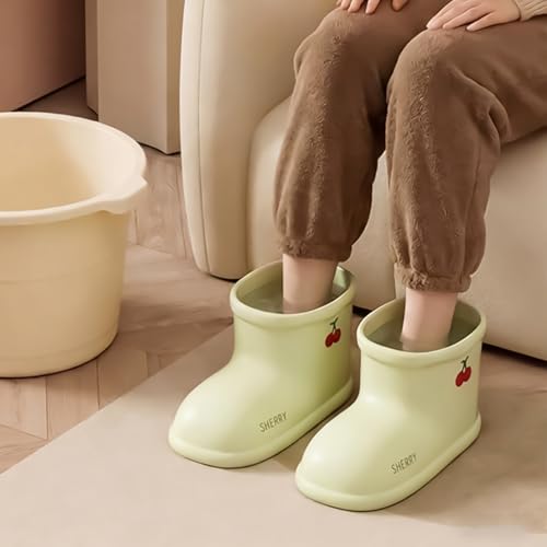 Bain de pieds en forme de chaussure isolant avec points de massage