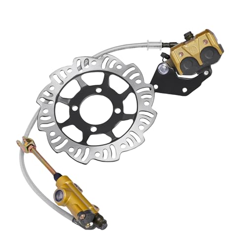 Trasero hidráulico Kit de frenos 4 tiempos 49 125CC Kit de frenos trasero disco dirtbike pitbike kit de frenos disco motocicleta Cross freno