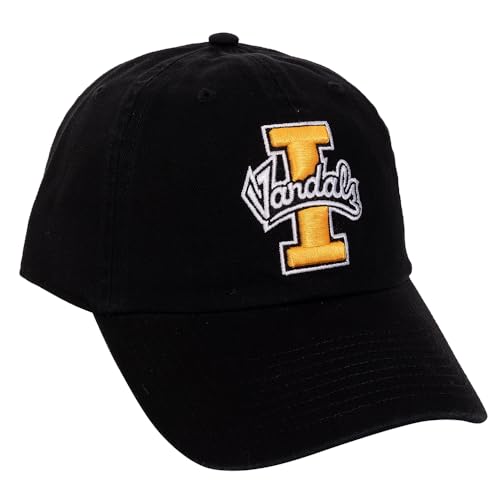 Gorra bordada ajustable negra estilo béisbol miniatura 1