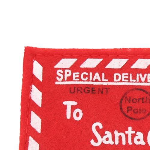shenruifa Envelopes de Natal, 10 peças, tecido não tecido, pequenos envelopes de Natal, porta-cartõe