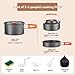 TKOWTB Cooking Pot Set 3-5 People Outdoor Camping Cookware, Rice Cooker Kettle Set Utensil