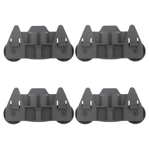 Boginity W10195416 4-Piece Dishwasher Base Frame Roller Set 304 Rust-Resistant Material, Compatible with AP5983730 W10195416V W10105417 PS11722152 W10195416V