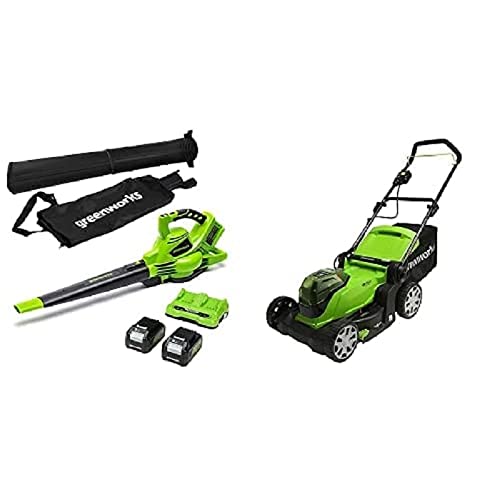 Greenworks 2in1 Akku-Laubsauger und -Laubbläser +...