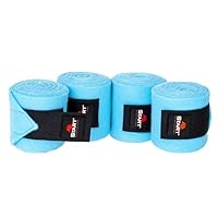 Set 4 Bende Da Allenamento In Pile Per Cavalli - Protezione Gambe Per Dressage E Equitazione - Foto 13