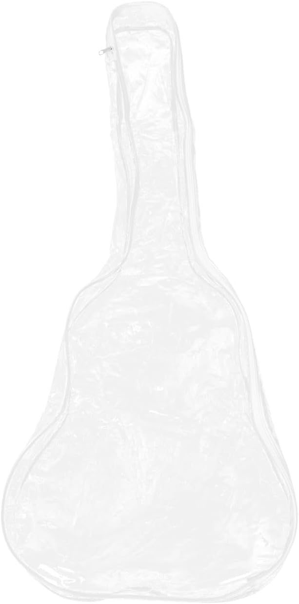 Transparent Electric Guitar Bag Waterproof Protective Cover Lightweight Professional Guitar Protector Universal String Instrument Case 41.33X16.53X3.14In
