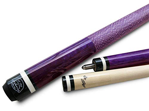 49% Off Sale - Champion St Irish Wrap Purple Maple Pool Cue, Purple Fury Case, Champion Sport/Cuetec Glove, Model: St-10, 20 Oz #TOP3