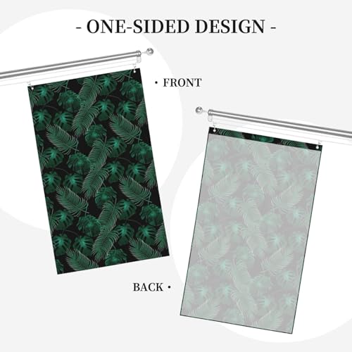 Drapeau décoratif extérieur vert feuille de bananier pour intérieur cour saisons décorations de vacances