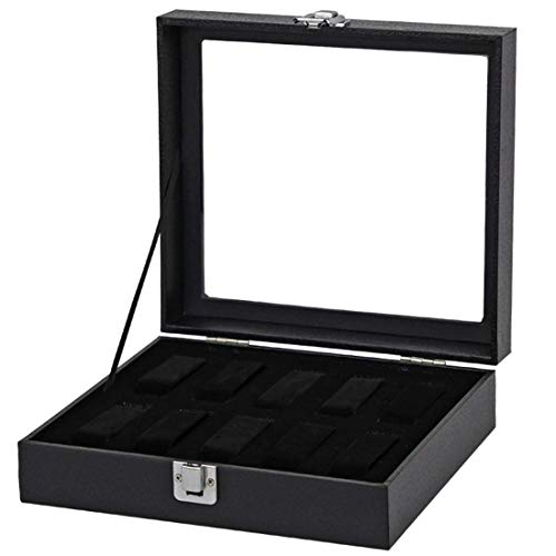 Boîte de rangement montre 10 compartiments avec coussins doux - 3