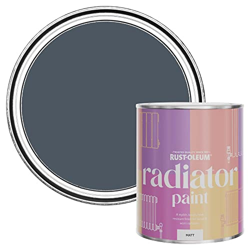 Rust-Oleum Green Radiator Paint in Matt Finish - Deep Sea 750ml