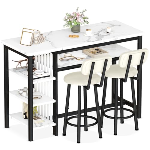 Lamerge Bar Height Dining Set for 2