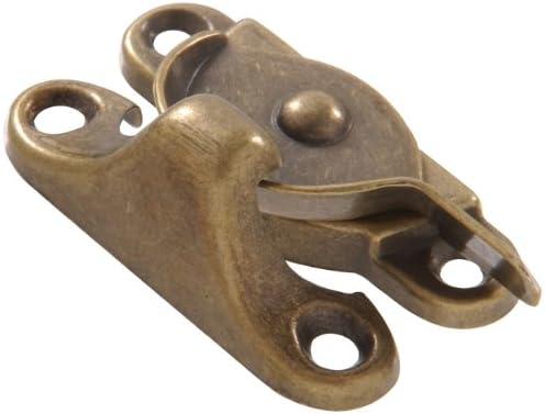 Hardware Essentials Sash Lock, 1 Pack, Antique Brass image 4