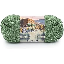 Lion Brand Yarn Hometown Yarn, Super-Bulky Yarn for Knitting, Crocheting, and Crafting, 1 Pack, Everglades
