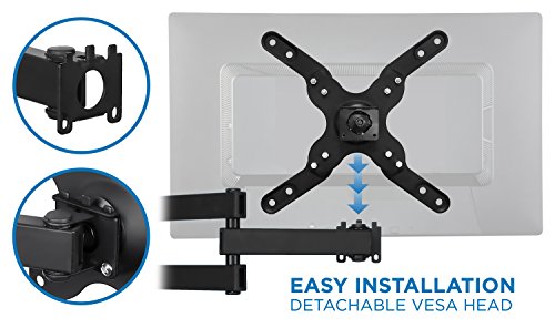 image for Mount-It! TV Wall Mount Monitor Bracket with Full Motion Articulating 