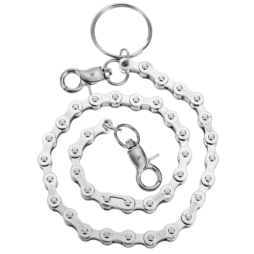 Wallet Chains for Men, Long Pants Chain, Hip Hop Jean Pocket Chain, Trousers Bike Chains, Goth Punk Accessories for Women Men Clothing