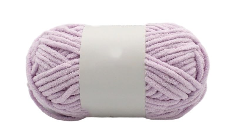 Fil de polyester pour crochet 4mm | 5 rouleaux de 50g cordon épais pour tricot