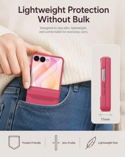 Image of STORMTAL for Samsung Galaxy Z Flip 8 Case, Hinge Protection, Built-in Screen Protector, Wireless Charging, Shockproof, Slim Rugged Phone Protective Case for Galaxy Z Flip 8