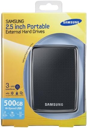 Samsung S2 500 GB USB 2.0 Portable External Hard Drive HXMU050DA/G22 (Piano Black) — view 2