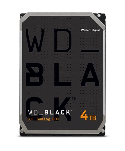 WD_BLACK 4 To Disque dur Haute Performance avec Cache de 256 Mo Ultra Rapide