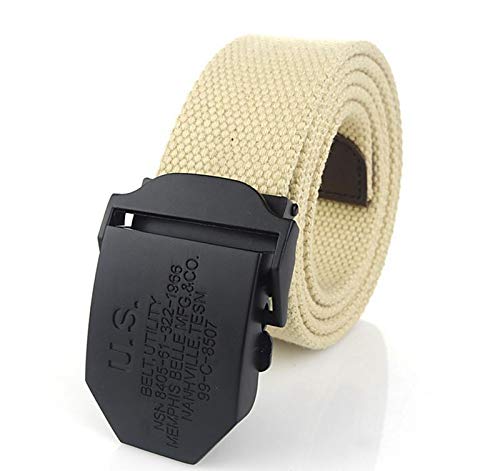 Ceinture en toile élastique blanche pour pantalon en jean et shorts