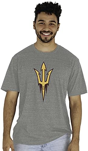 Blue 84 Men's Michigan Wolverines Vintage Icon Long Sleeve Tri-Blend T-Shirt - View #10