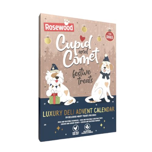Rosewood Cupid & Comet Luxury Deli Dog Advent Calendar, Dog Treats