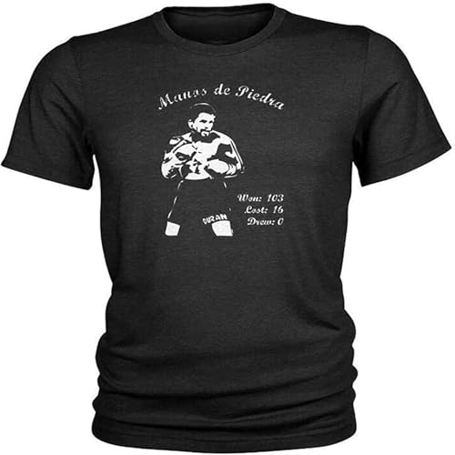 Photo de JUNKOU Roberto Duran Boxing Legend Mens T Shirt Black M