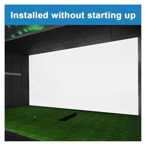 Pantalla de proyección de impacto para golf - Funda de alta resistencia para simuladores, portátil para entrenamiento interior y exterior miniatura 7